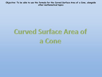Surface Area of Pyramids and Cones
