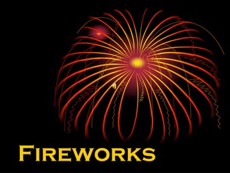 Firework Poem Worksheets and Powerpoint