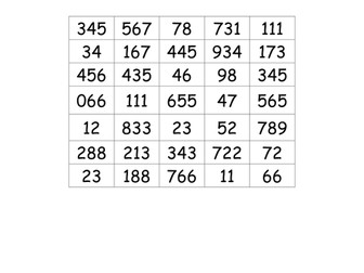 Number Bond Target Boards
