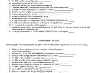 Christianity and homosexuality