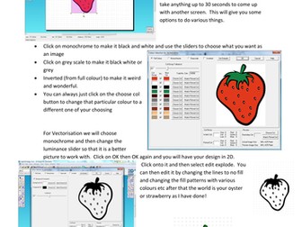 Vectorising Clipart in 2D Design