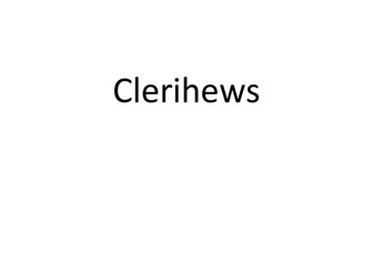 Clerihews