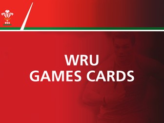 WRU Game Cards