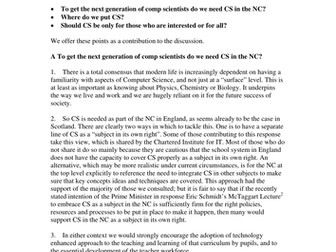 The place of Computer Science