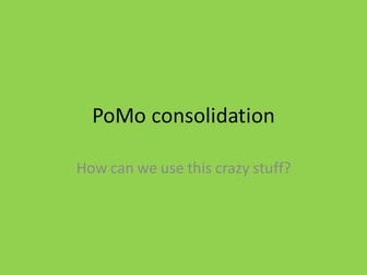 postmodernism consolidation activity