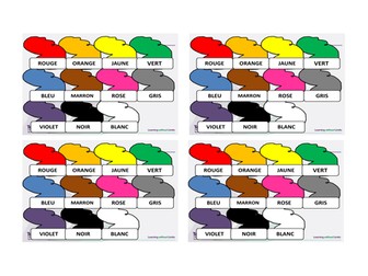 Colours in French for Y7 (KS3)