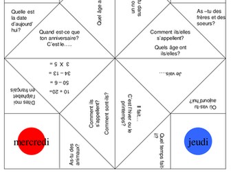 Origami Fortune teller