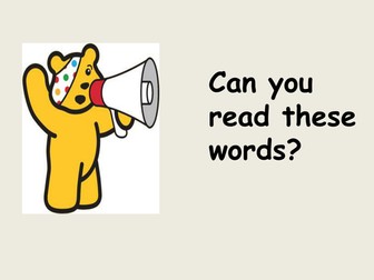 Pudsey tricky words powerpoint