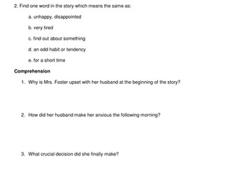 Roald Dahl Short Stories