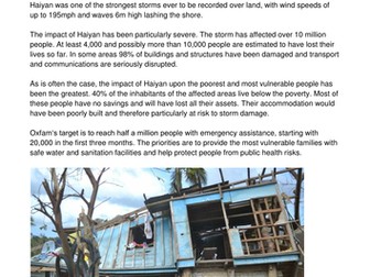 Philippines Typhoon Resource: Learn about super typhoon Haiyan and Oxfam's response