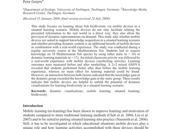Situated learning in the mobile age