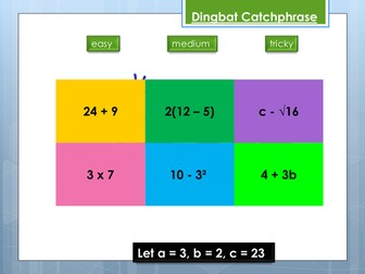 Algebraic Substitution