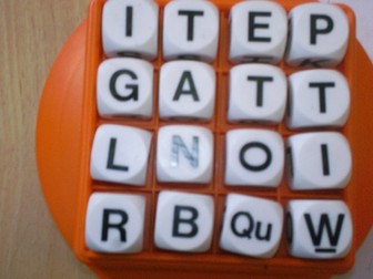 Boggle pictures for spelling