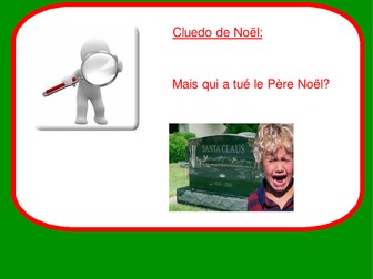 French Christmas Cluedo