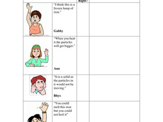 Rooting Out Misconceptions (States of Matter)