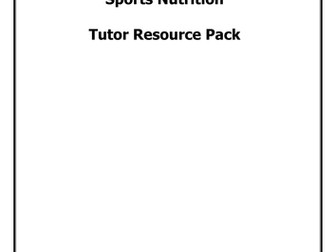ALL IN ONE NUTRITION - TUTOR & STUDENT