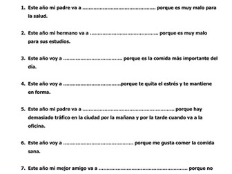 Cambios para el año nuevo