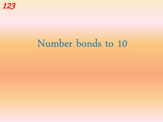 Number Bonds to 10 PowerPoint