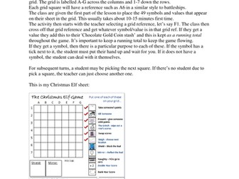 The Christmas Elf Game