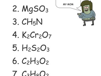 Empirical Formula Worksheet