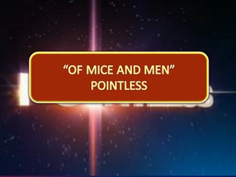 Of Mice and Men Pointless Game