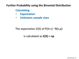 Binomial Distribution use of tables