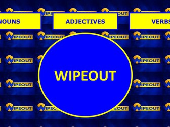 Nouns Adjectives Verbs  Wipeout Starter