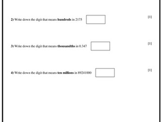 Place Value and Ordering