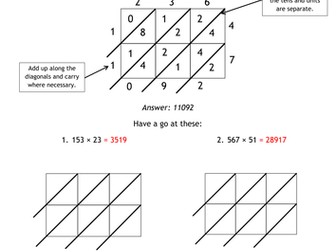 Long multiplication worksheets