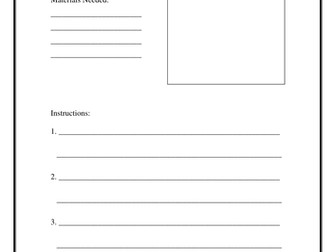 Writing Instructions Template