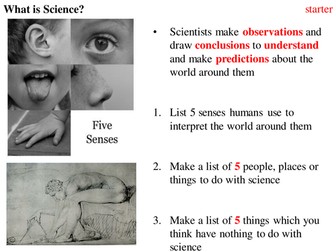 Introduction to what scientists do