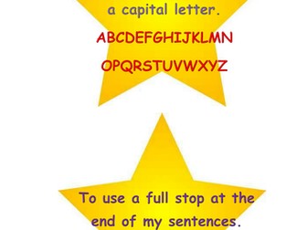 Literacy individual and whole class targets