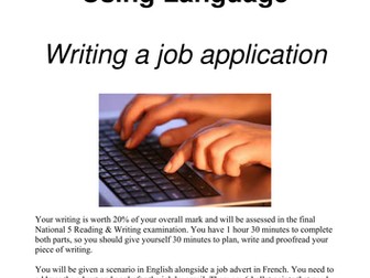 National 5 - Job Applications