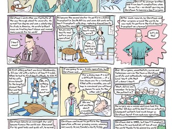 The First Heart Transplant Comic