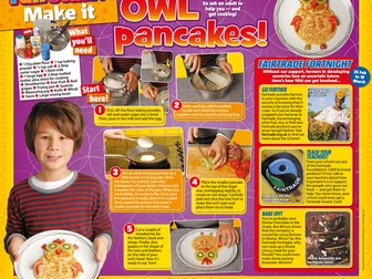Making Owl Pancakes!