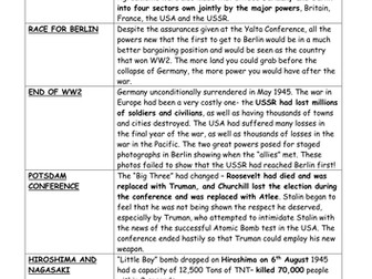 Timeline of the Cold War