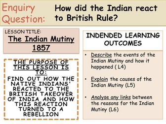 The British Empire - The Indian Mutiny