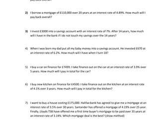 compound interest and depreciation