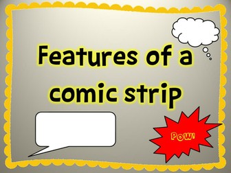 Features of a comic strip