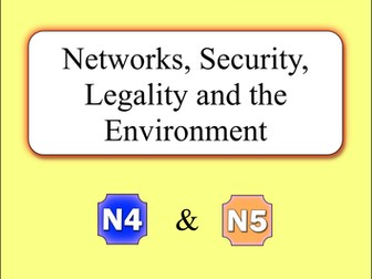 Networks, Security, Legality and the Environment