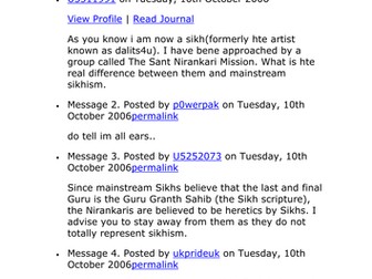 A resource in process about the attack on the Sikh