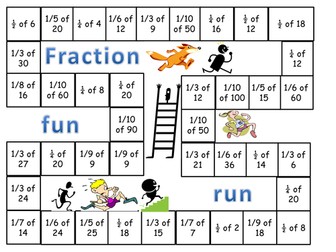 Fraction Fun Run Game