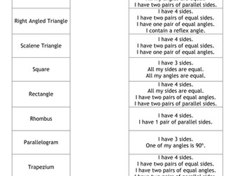 Properties of Triangles and Quadrilaterals