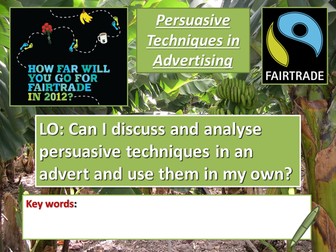 KS3: Analysing and Using Persuasive Language