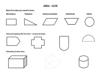 Area & Surface Area Revision