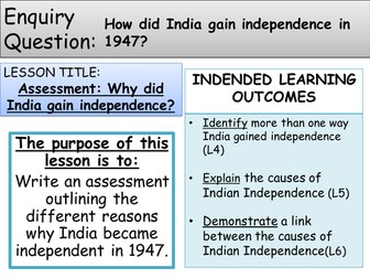 The British Empire - Assessment