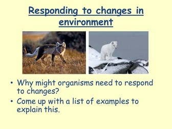 Responding to environment, Plants and Tropisms