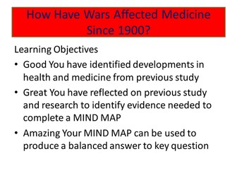 Impact of WWI and WWII on Health and Medicine