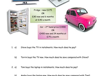 Paying by Installments