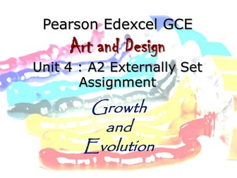 GCE A2 Unit 4 Growth and Evolution